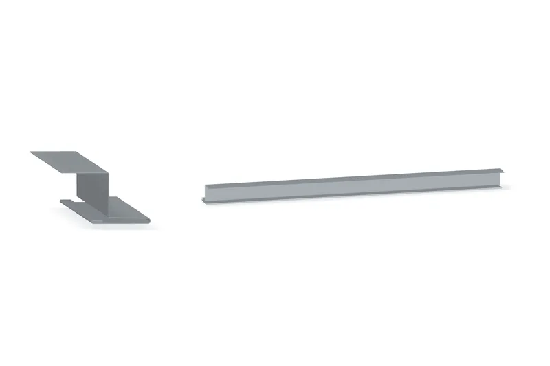 Termination Trim — Product reference illustration. The shown finish and dimensions are representative; refer to the selected product options.