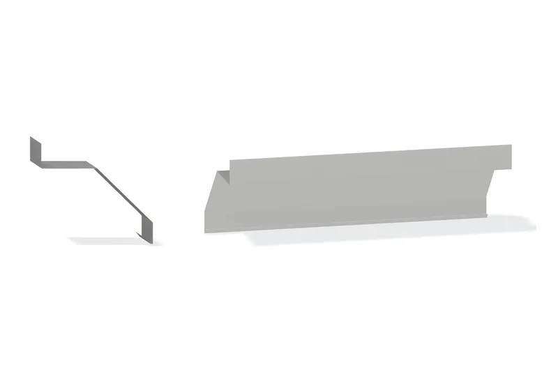 Top Mount Track Cover — Product reference illustration. The shown finish and dimensions are representative; refer to the selected product options.