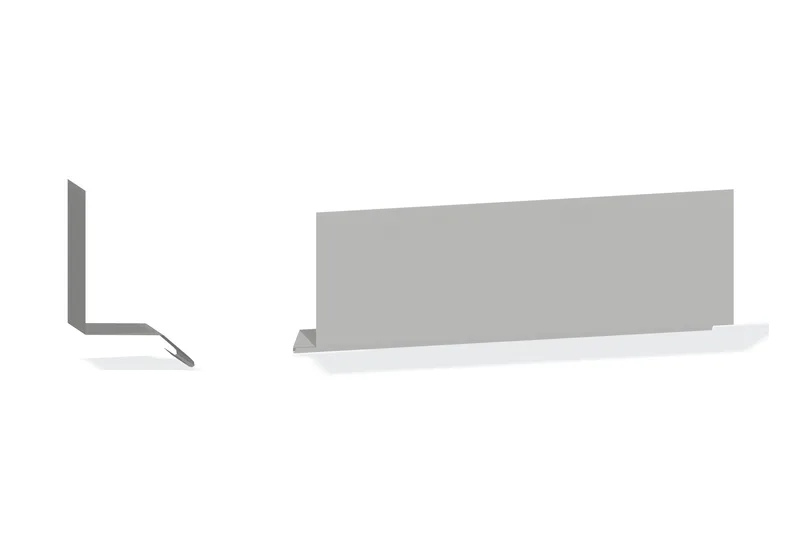 Window Drip Cap — Product reference illustration. The shown finish and dimensions are representative; refer to the selected product options.